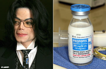 Michael Jackson found to be taking Propofol drug.